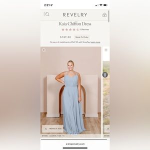 Revelry Love Is In The Air Kaia Chiffon Dress